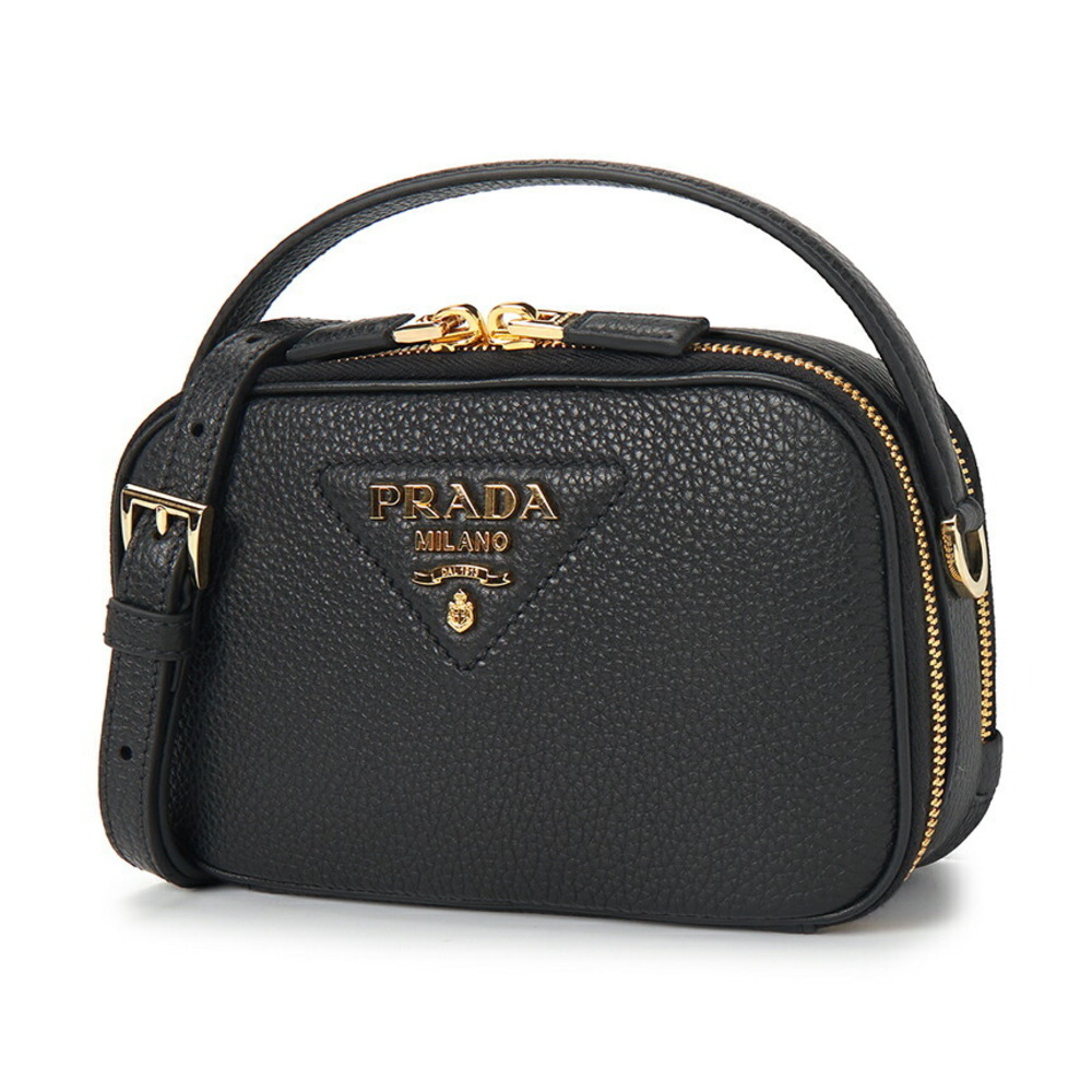 Prada bag crossbody black leather